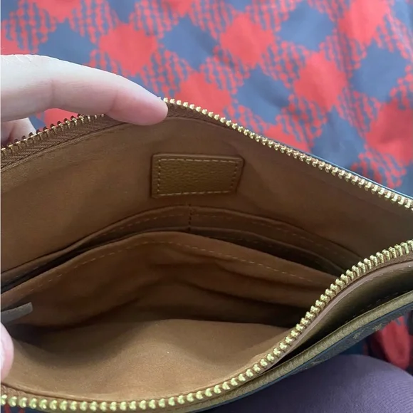 Designer Monogram Pouch wristlet wallet - Picture 6 of 9